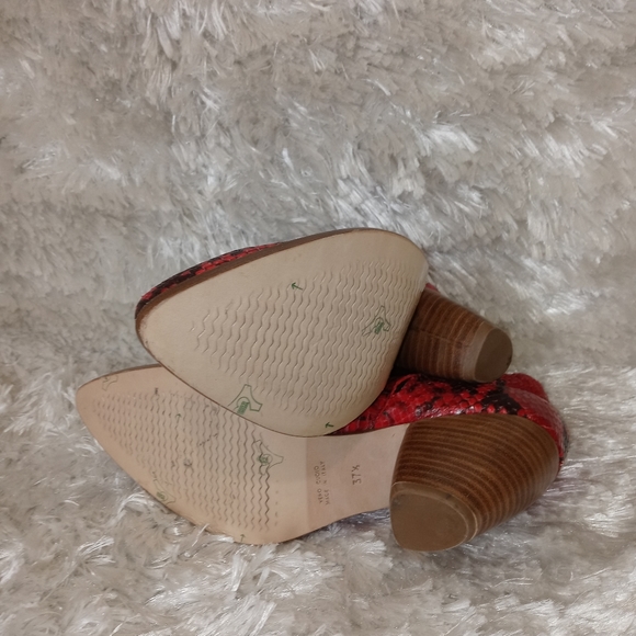 Snakeprint Red Python Alberto Zago Ankle Booties - Picture 7 of 7